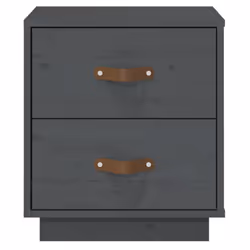 VidaXL 818329 Table de nuit et table de chevet Gris - Vue supplémentaire 5