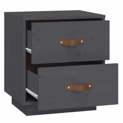 VidaXL 818329 Table de nuit et table de chevet Gris - Vue supplémentaire 6