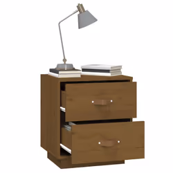 VidaXL 818332 Table de nuit et table de chevet Marron - Vue supplémentaire 4