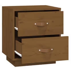 VidaXL 818332 Table de nuit et table de chevet Marron - Vue supplémentaire 6