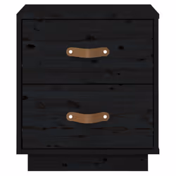 VidaXL 818334 Table de nuit et table de chevet Noir - Vue supplémentaire 7