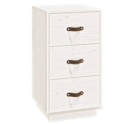 VidaXL 818337 Table de nuit et table de chevet Blanc