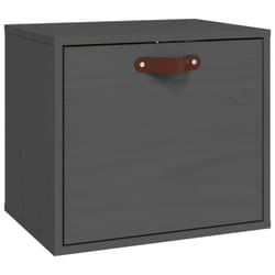 VidaXL 818347 étagères Pin, Bois Gris