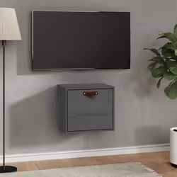 VidaXL 818347 étagères Pin, Bois Gris