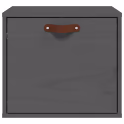 VidaXL 818347 étagères Pin, Bois Gris