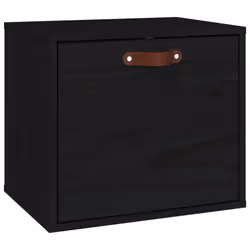 VidaXL 818349, Pin, Bois, Noir, 400 mm, 300 mm, 350 mm, 1 pièce(s)