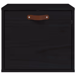 VidaXL 818349 étagères Pin, Bois Noir