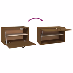 VidaXL 818353 étagères Pin, Bois Marron - Vue supplémentaire 6