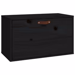 VidaXL 818354, Pin, Bois, Noir, 600 mm, 300 mm, 350 mm, 1 pièce(s)