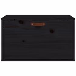 VidaXL 818354 étagères Pin, Bois Noir