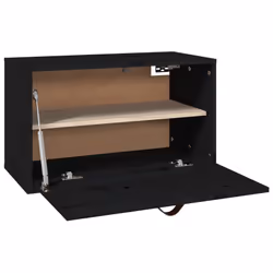 VidaXL 818354 étagères Pin, Bois Noir - Vue supplémentaire 5