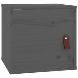 VidaXL 818359 étagères Pin, Bois Gris