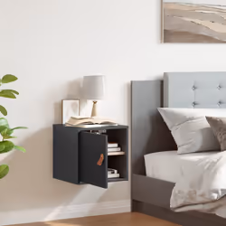 VidaXL 818359 étagères Pin, Bois Gris