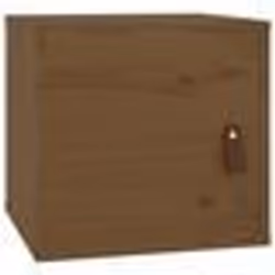 vidaXL Armoire murale Marron miel 31,5x30x30 cm Bois de pin massif