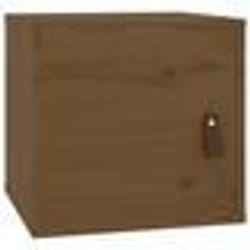 vidaXL Armoire murale Marron miel 31,5x30x30 cm Bois de pin massif