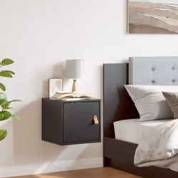 VidaXL 818363 étagères Pin, Bois Noir