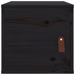 VidaXL 818363 étagères Pin, Bois Noir