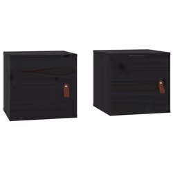 VidaXL 818364, Pin, Bois, Noir, 60 kg, 315 mm, 300 mm, 300 mm
