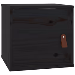 VidaXL 818364 étagères Pin, Bois Noir