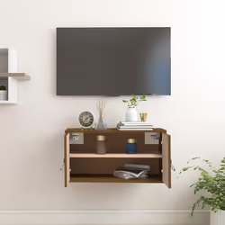 VidaXL 818371 étagères Pin, Bois Marron - Vue supplémentaire 8