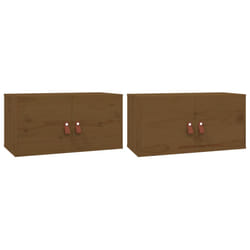 VidaXL 818372 étagères Pin, Bois Marron