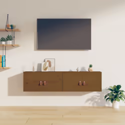 VidaXL 818372 étagères Pin, Bois Marron