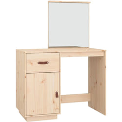 Vidaxl - Coiffeuse 95x50x134 cm Bois de pin massif