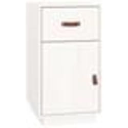 vidaXL Armoire de bureau Blanc 40x50x75 cm Bois massif de pin - TU