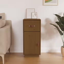 Ce buffet classique en bois est un supplément parfait à votre chambre à coucher, salon ou bureau, créant une impression de du ...