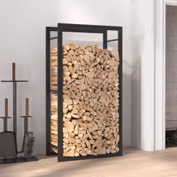 Description générale Ce support pour bois de chauffage est une solution idéale pour organiser votre bois de chauffage de mani ...