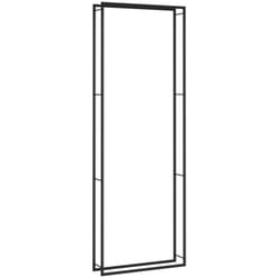 Vidaxl - Portant de bois de chauffage Noir mat 110x28x312 cm Acier