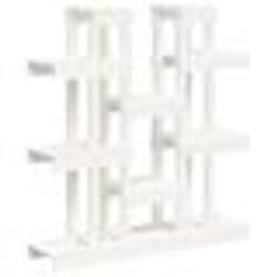 vidaXL Support à plantes Blanc 104,5x25x109,5 cm Bois massif de pin