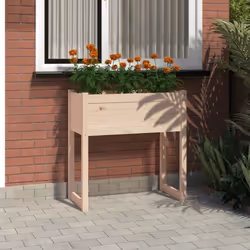 Cette jardinière sera parfaite pour les amateurs de bricolage pour décorer les jardins, les balcons ou les patios. Bois de pi ...