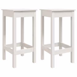 VidaXL 822138, Bois de pin, 400 mm, 400 mm, 780 mm, 2 pièce(s), Blanc