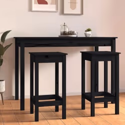 VidaXL 822141, Bois de pin, 400 mm, 400 mm, 780 mm, 2 pièce(s), Noir