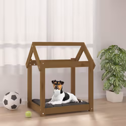 Ce lit super cool pour chien offrira à vos amis à fourrure un endroit confortable où se blottir. Bois de pin massif : le bois ...