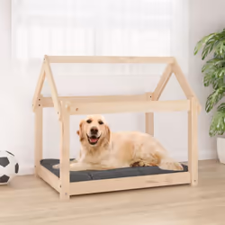 Ce lit super cool pour chien offrira à vos amis à fourrure un endroit confortable où se blottir. Bois de pin massif : le bois ...