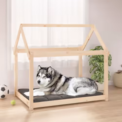 Ce lit super cool pour chien offrira à vos amis à fourrure un endroit confortable où se blottir. Bois de pin massif : le bois ...