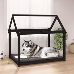 Ce lit super cool pour chien offrira à vos amis à fourrure un endroit confortable où se blottir. Bois de pin massif : le bois ...