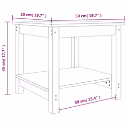 VidaXL 822278 Table à café, latérale et de salon - Vue supplémentaire 7