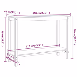 VidaXL 822283 Table à café, latérale et de salon - Vue supplémentaire 8