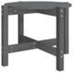 vidaXL Table basse Gris Ø 62,5x45 cm Bois massif de pin
