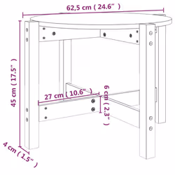 VidaXL 822305 Table à café, latérale et de salon - Vue supplémentaire 8