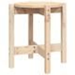 vidaXL Table basse Ø 42,5x45 cm Bois massif de pin