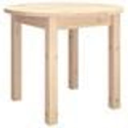 vidaXL Table basse Ø 55x45 cm Bois massif de pin