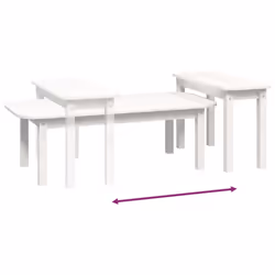 VidaXL 822363 Table à café, latérale et de salon - Vue supplémentaire 8