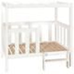 vidaXL Lit pour chien Blanc 105,5x83,5x100 cm Bois de pin solide