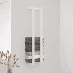 Maximisez l'espace dans votre salle de bain tout en ajoutant des looks élégants avec ce porte-serviettes en bois ! Matériau r ...