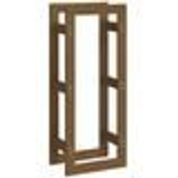 vidaXL Support de bois de chauffage Marron miel 41x25x100cm Pin massif
