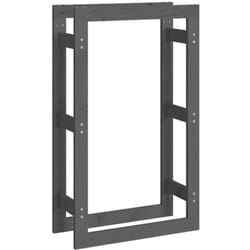 Vidaxl - Support pour bois de chauffage Gris 60x25x100 cm Bois de pin